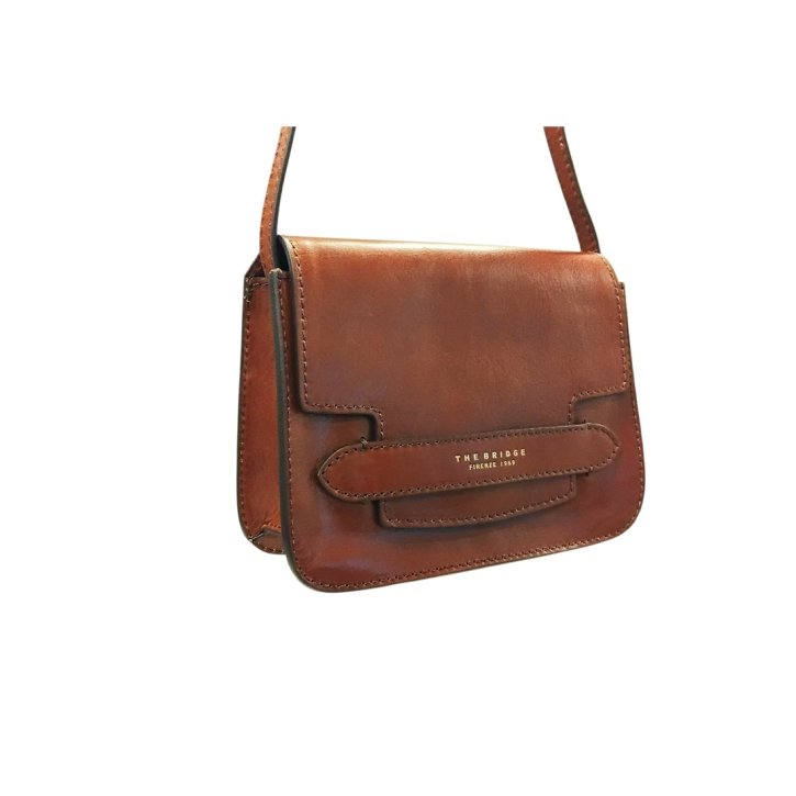 the bridge Handtasche Rindleder braun